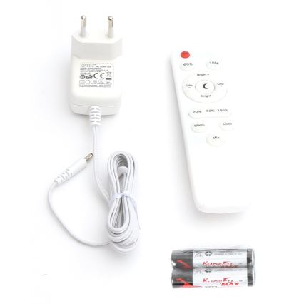 LED Торшер з регулюванням яскравості LED/9W/230V 3000-6500K білий + пульт дистанційного керування