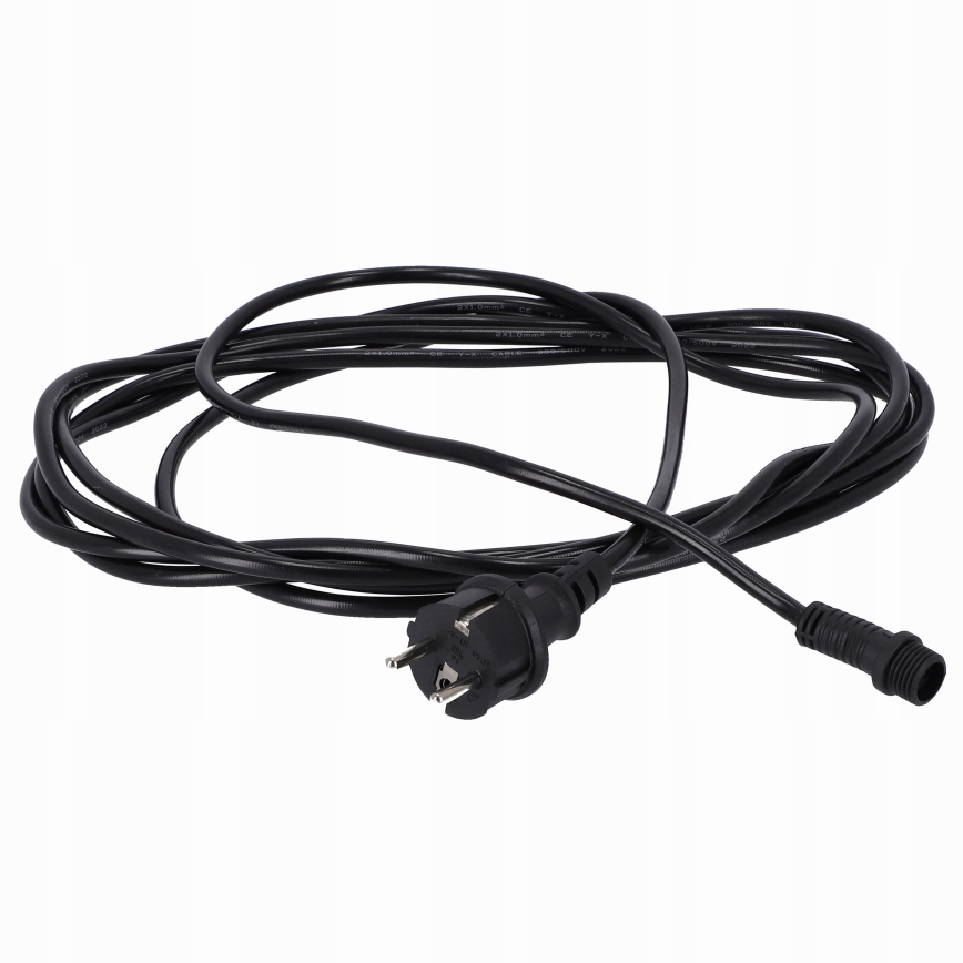 LED уличная декоративная гирлянда 20xE27/1W/230V 11,44 m IP44 черная