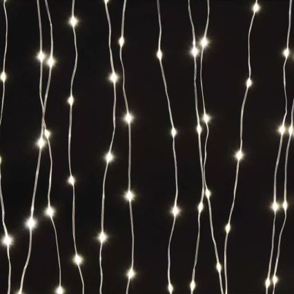 LED уличная гирлянда 240xLED/8 функций 6,7 m IP44 тёплый белый