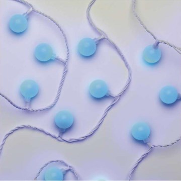 LED уличная гирлянда 40xLED/9m IP44 синяя