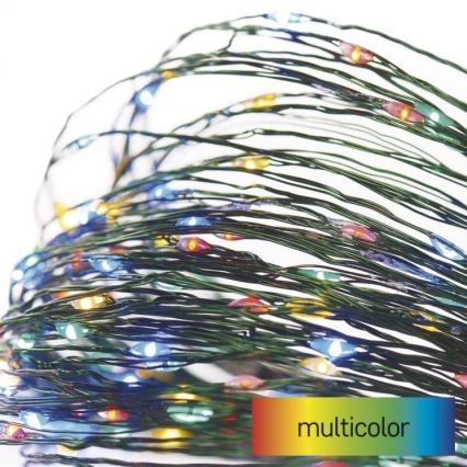 LED уличная гирлянда 75xLED/12,5m IP44 многоцветная