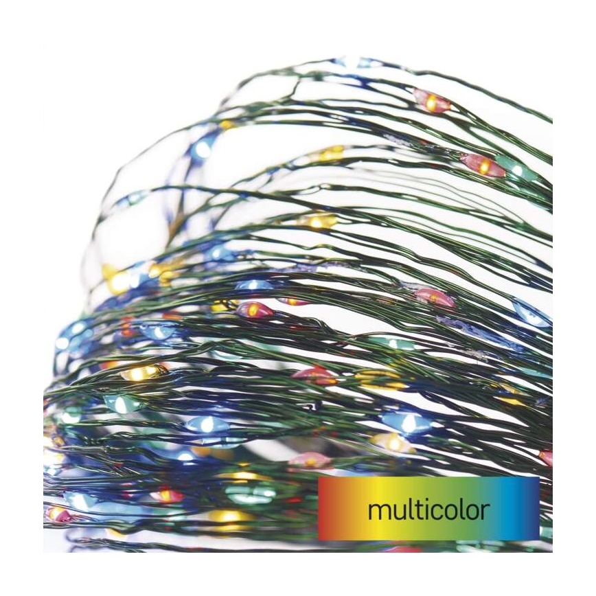 LED уличная гирлянда 75xLED/12,5m IP44 многоцветная