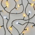 LED уличная гирлянда 80xLED/13m IP44 тёплый/холодный белый свет