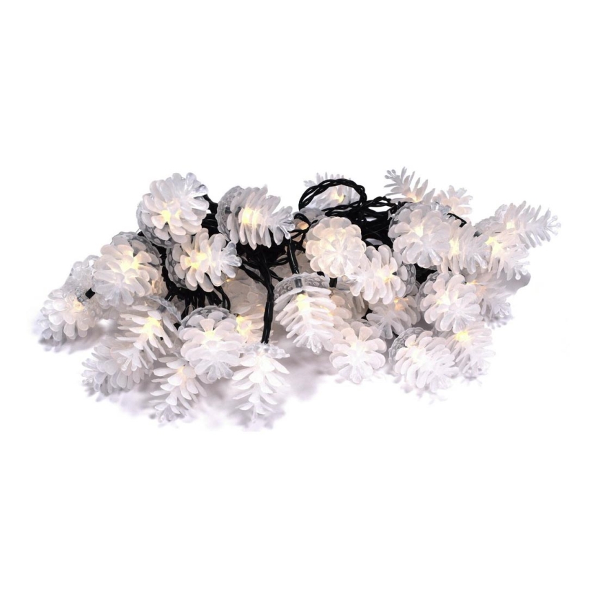 LED уличная гирлянда 80xLED/25m IP44 тёплый белый