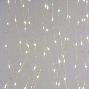LED уличная рождественская гирлянда 300xLED/8 функций 5,9 m IP44 тёплый белый