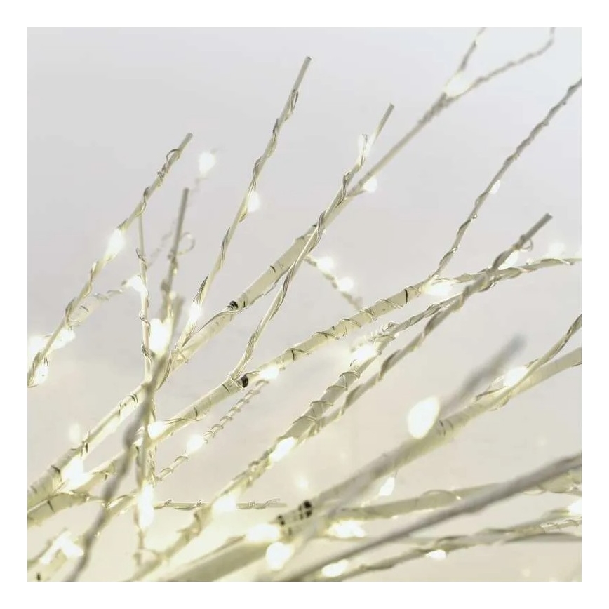 LED уличное рождественское украшение 100xLED/3xAA тёплый белый IP44