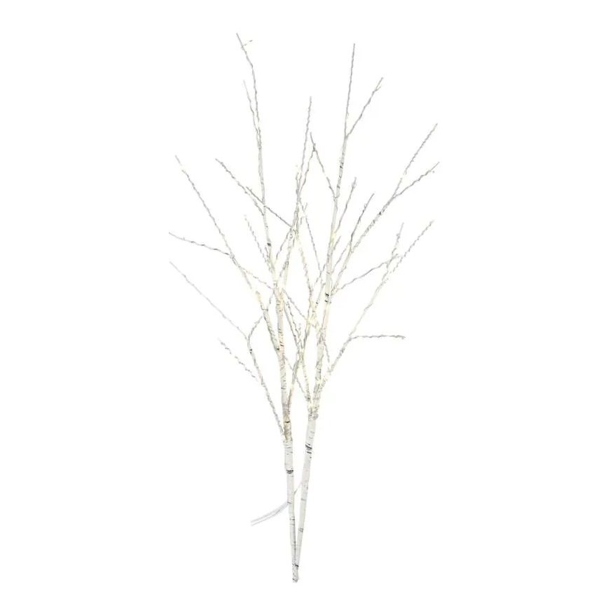 LED уличное рождественское украшение 100xLED/3xAA тёплый белый IP44