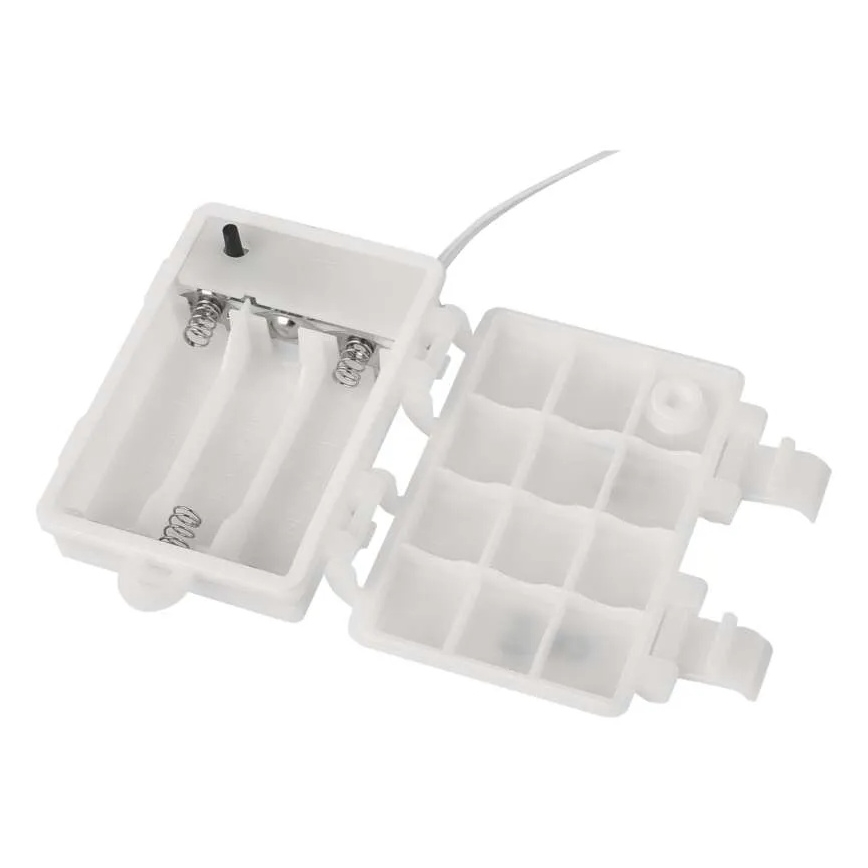 LED уличное рождественское украшение 100xLED/3xAA тёплый белый IP44