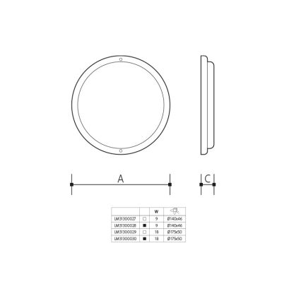 LED Уличный настенный светильник LED/9W/230V IP54 белый