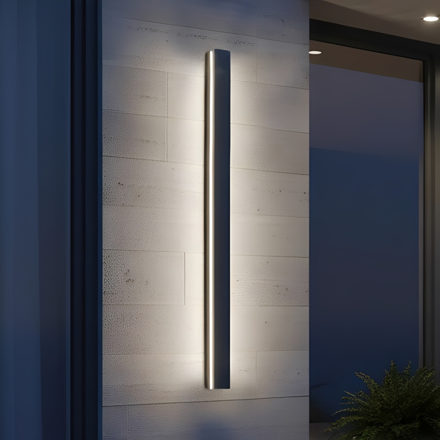 LED уличный настенный светильник MIRANA LED/25W/230V 4000K IP44 120 см черный