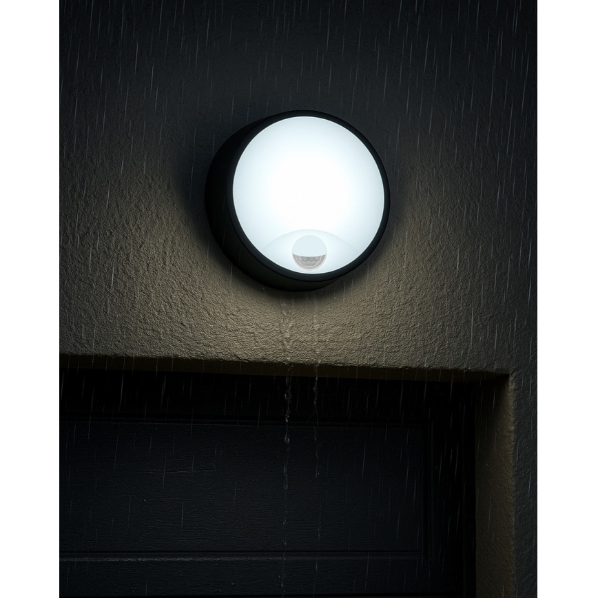 Светодиодный уличный настенный светильник с диммером и датчиком движения LED/15/18/20W/230V 3000K/4000K/6500K IP65 черный/белый