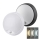 LED уличный настенный светильник с комбинированным датчиком 2 в 1 LED/20W/230V 3000/4000/6500K IP65 диаметр 22 см