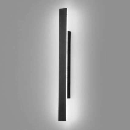 LED уличный настенный светильник WOW LED/11W/230V 3000/4000/6000K 60 cm IP54 черный