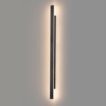 LED Уличный настенный светильник WOW LED/20W/230V 3000/4000/6000K 120 cm IP54 черный
