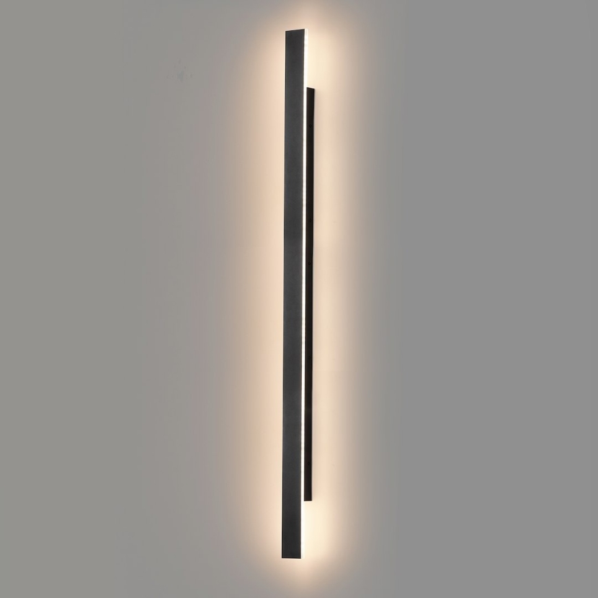 LED Уличный настенный светильник WOW LED/20W/230V 3000/4000/6000K 120 cm IP54 черный