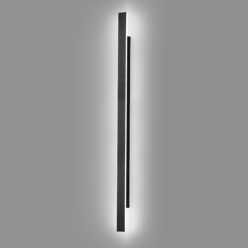 LED Уличный настенный светильник WOW LED/20W/230V 3000/4000/6000K 120 cm IP54 черный