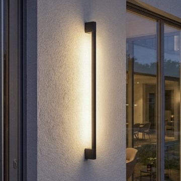 LED уличный настенный светильник YALTE LED/8,5W/230V 3000/4000/6500K 93 cm IP54 чёрный