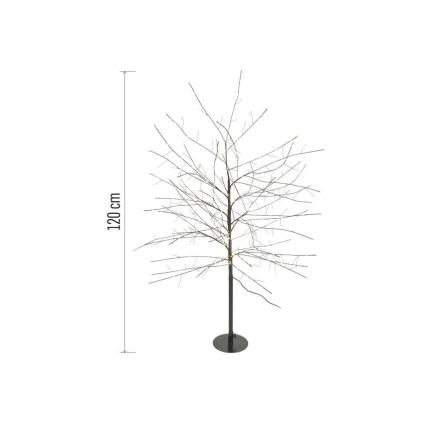LED уличное рождественское украшение 600 светодиодов/3,8 Вт/230 В 120 см тёплый белый IP44