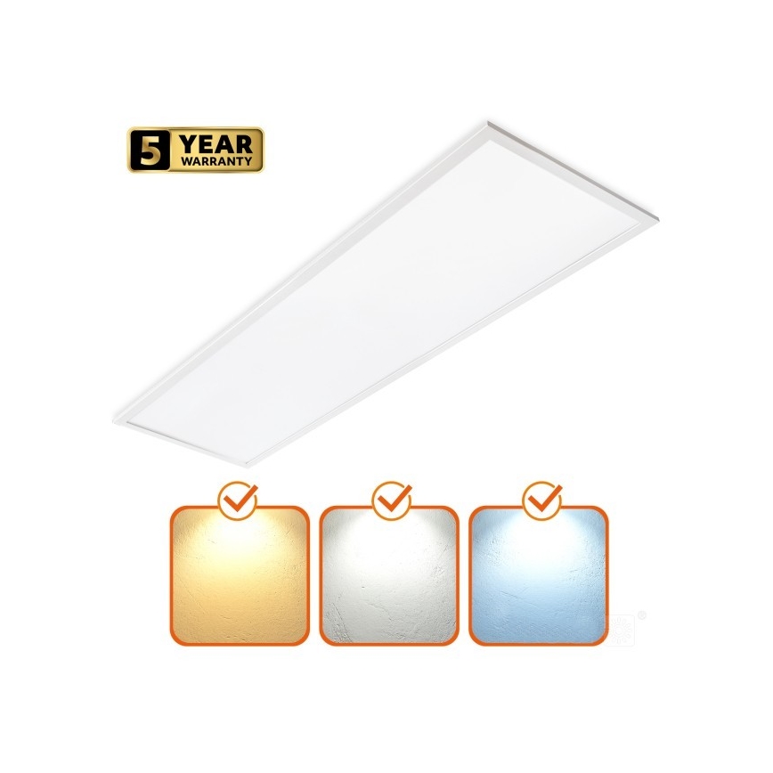 Вбудована LED панель з регулюванням яскравості CAPRI LED/25/36/40W/230V 3000/4000/5700K UGR&lt;19 IP44 30x120 см
