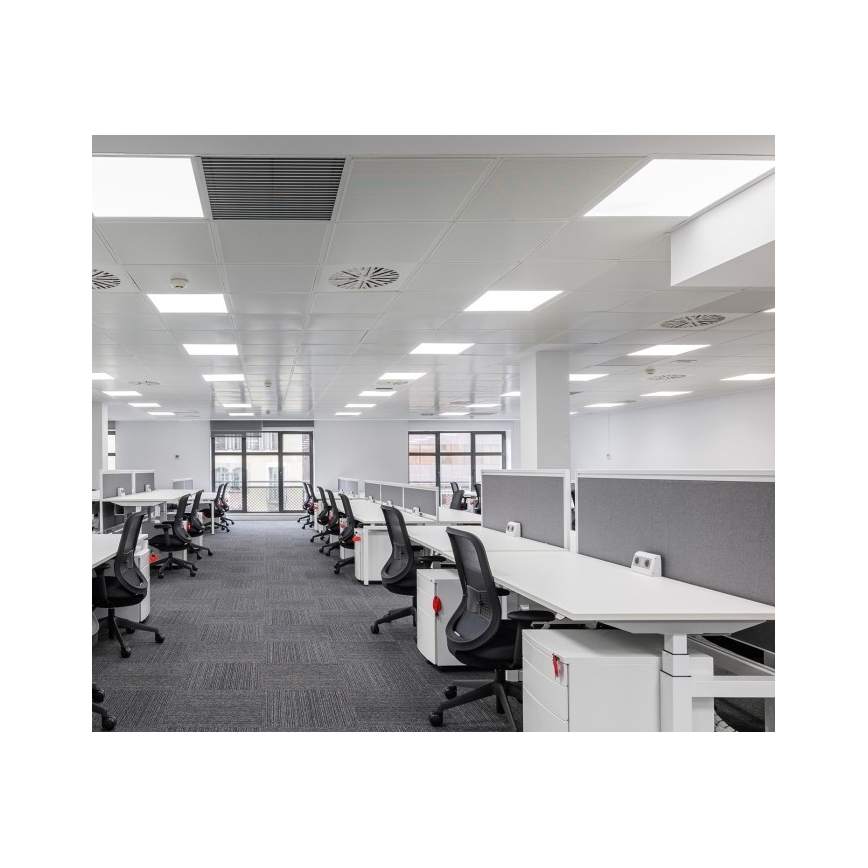Вбудована LED панель з регулюванням яскравості CAPRI LED/25/36/40W/230V 3000/4000/5700K UGR&lt;19 IP44 60x60 см