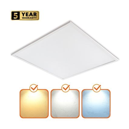 Вбудована LED панель з регулюванням яскравості CAPRI LED/25/36/40W/230V 3000/4000/5700K UGR&lt;19 IP44 60x60 см