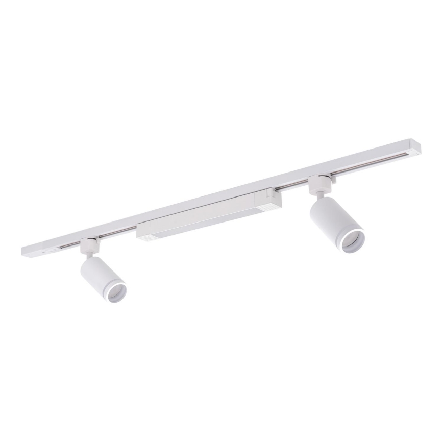 LED вбудоване світло в профільній системі TRACER 2xGU10/10W/230V + LED/20W 1 м біле