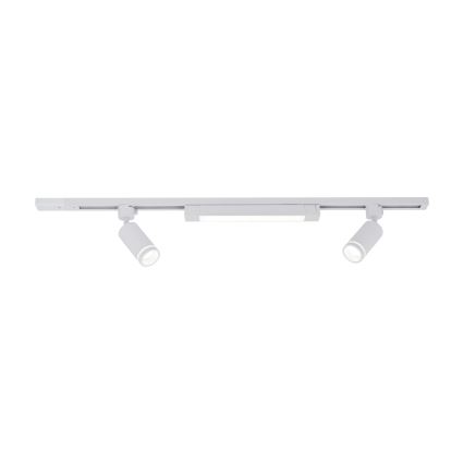 LED вбудоване світло в профільній системі TRACER 2xGU10/10W/230V + LED/20W 1 м біле