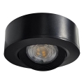 LED Вбудований/пристельовий точковий світильник 2в1 LED/5W/230V 4200K діаметр 9,3 см чорний