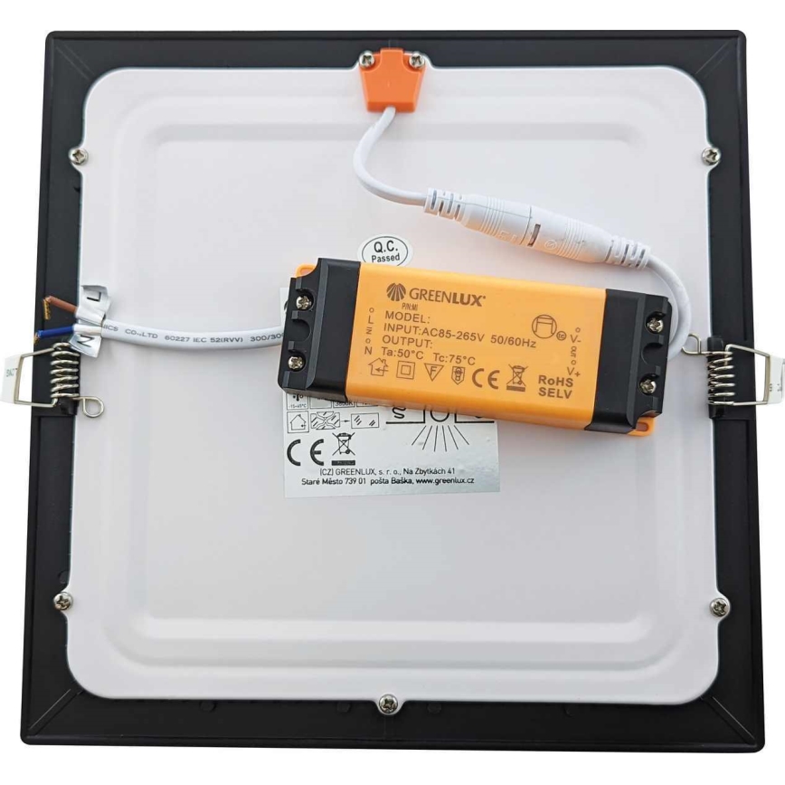 LED Вбудований стельовий світильник для ванної VEGA LED/18W/230V 3800K 22,5 cm IP44