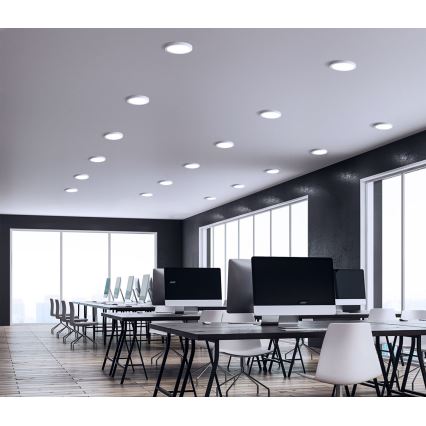 LED вбудований світильник ALGINE 2 в 1 LED/12W/230V 4000K білий