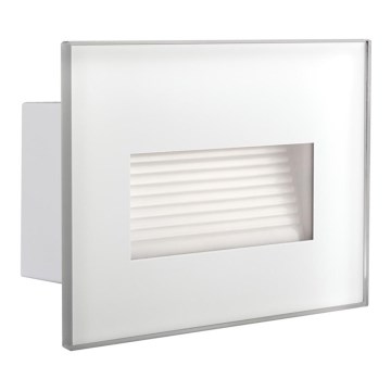 LED Вбудований світильник GLASI LED/3W/230V 4000K IP44 біла