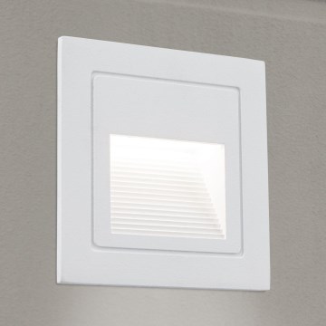 LED Вбудований світильник LORO LED/2W/230V IP65 білий