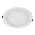LED вбудований світильник SIGARO, 18 Вт, 230 В, 3000/4000/6500 К, діаметр 22 см, білий