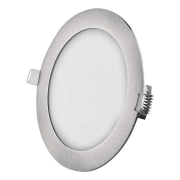 LED вбудований точковий світильник NEXXO LED/12,5 Вт/230 В 3000/3500/4000K сріблястий, діаметр 17 см