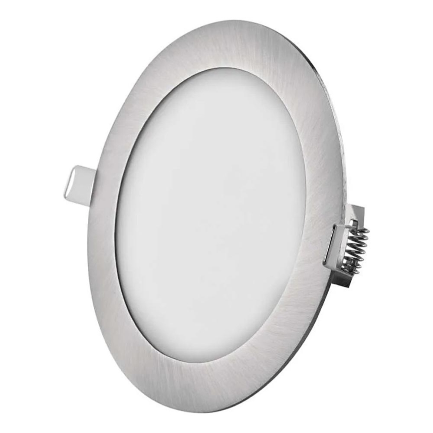 LED вбудований точковий світильник NEXXO LED/12,5 Вт/230 В 3000/3500/4000K сріблястий, діаметр 17 см