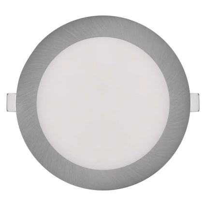 LED вбудований точковий світильник NEXXO LED/12,5 Вт/230 В 3000/3500/4000K сріблястий, діаметр 17 см