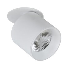 LED Вбудований точковий світильник HARON 1xLED/10W/230V білий