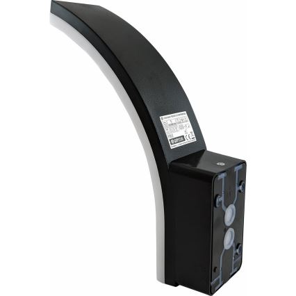 LED Stmívatelné venkovní nástěnné svítidlo se senzorem pohybu a soumraku LED/12/15/20W/230V IP65 černá