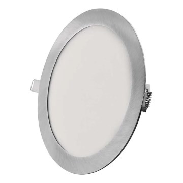 LED встраиваемый светильник NEXXO LED/18W/230V 3000/3500/4000K, серебристый, диаметр 22,5 см