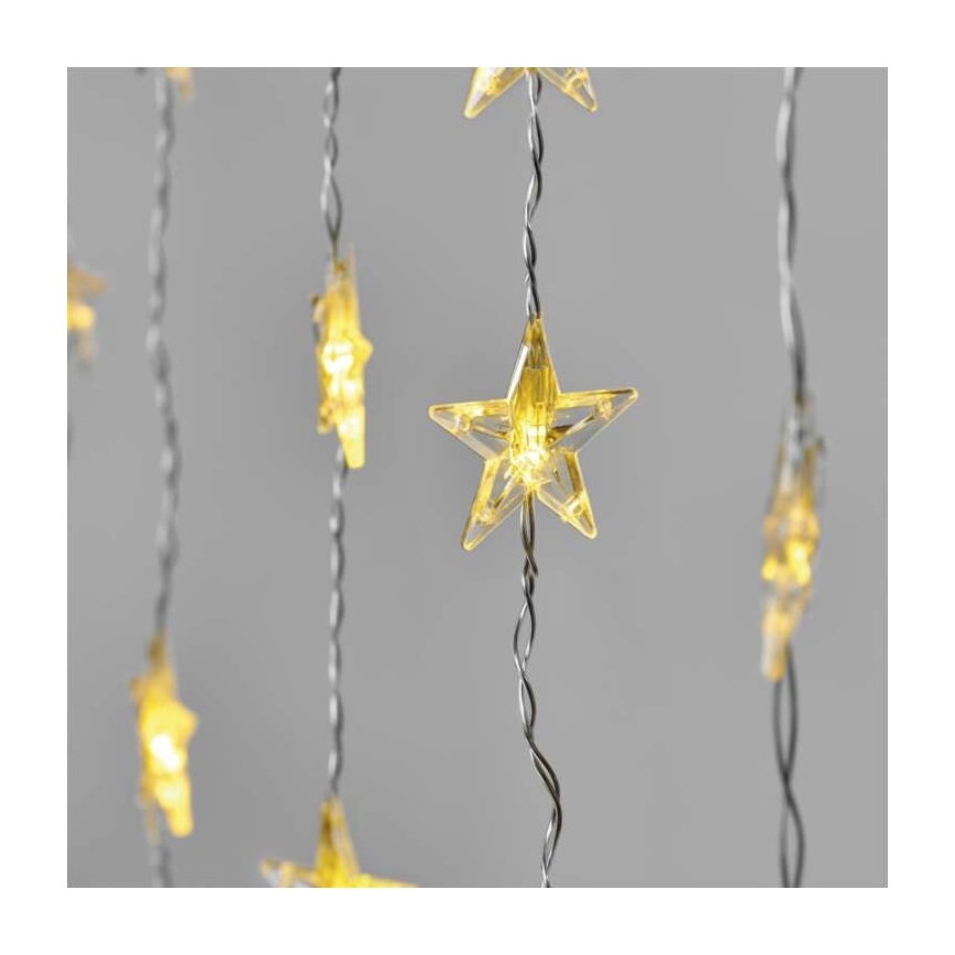 LED  вулична гірлянда 30xLED/3,9m IP44 зірки