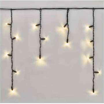 LED Вулична гірлянда 50xLED/3x0,4m IP44 холодна/тепла біла
