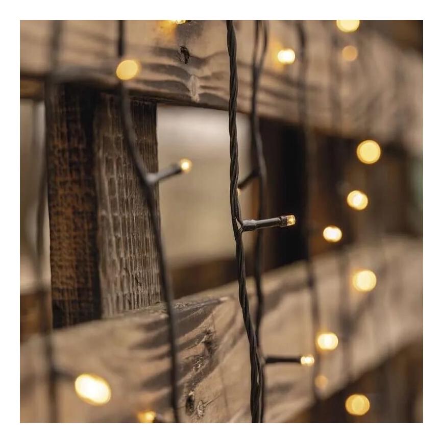 LED Вулична гірлянда 50xLED/5m IP44 теплий білий