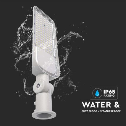 Світлодіодний вуличний ліхтар SAMSUNG CHIP LED/50W/230V 6500K IP65 сірий