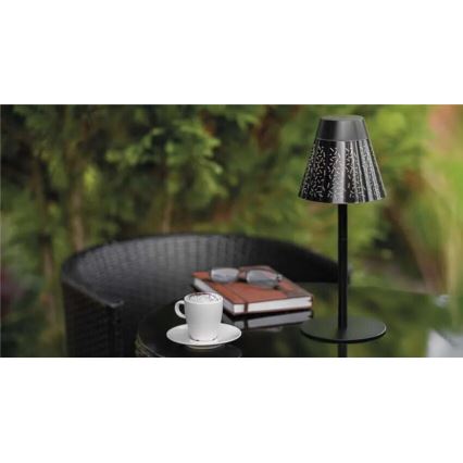 LED Вулична настільна акумуляторна лампа з регулюванням яскравості LED/4,2W/5V 2200mAh IP44