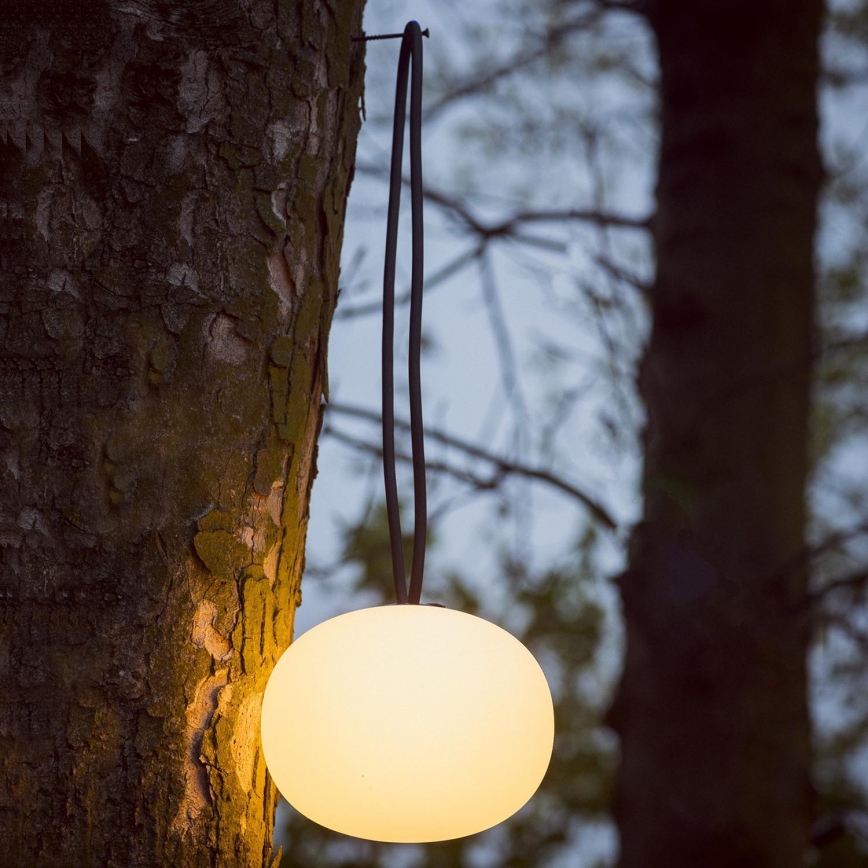 LED Вуличний акумуляторний підвісний світильник з регулюванням яскравості STONO LED/1W/3000 mAh IP54