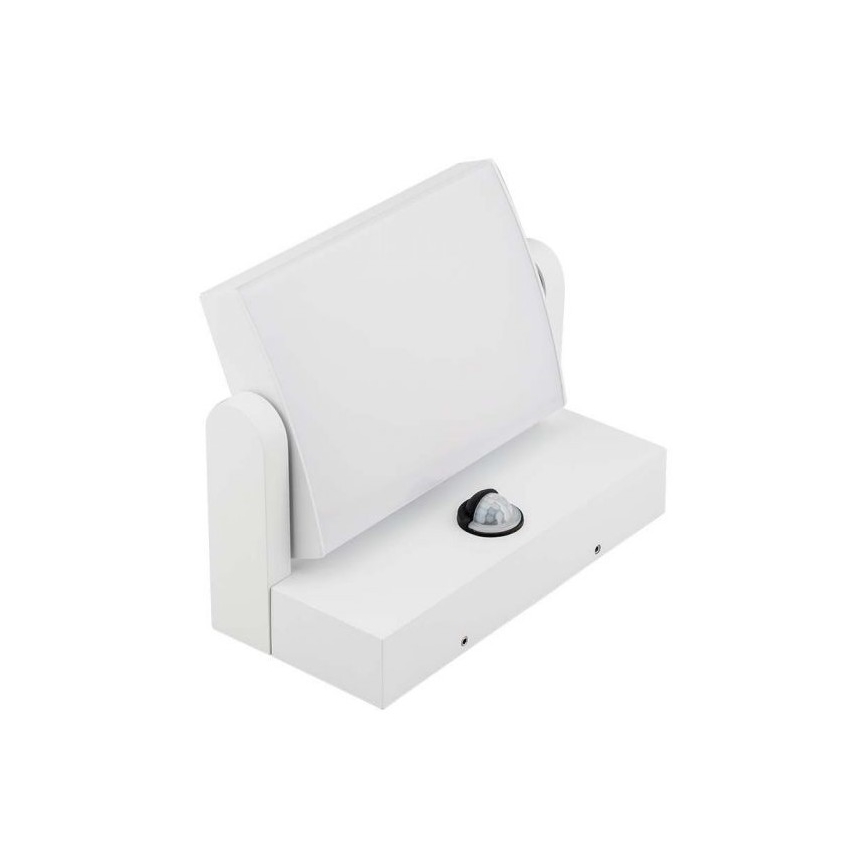 LED Вуличний настінний світильник з датчиком LED/17W/230V 4000K IP65 білий