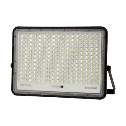 LED Вуличний прожектор на сонячній батареї LED/30W/3,2V 4000K чорний IP65 20000 mAh + пульт дистанційного керування