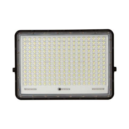LED Вуличний прожектор на сонячній батареї LED/30W/3,2V 6400K чорний IP65 20000 mAh + пульт дистанційного керування