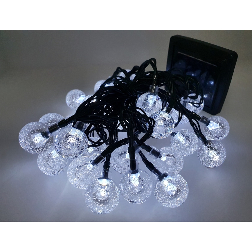 LED Вулична гірлянда на сонячній батареї 30xLED/1,2V 6,5 м IP44