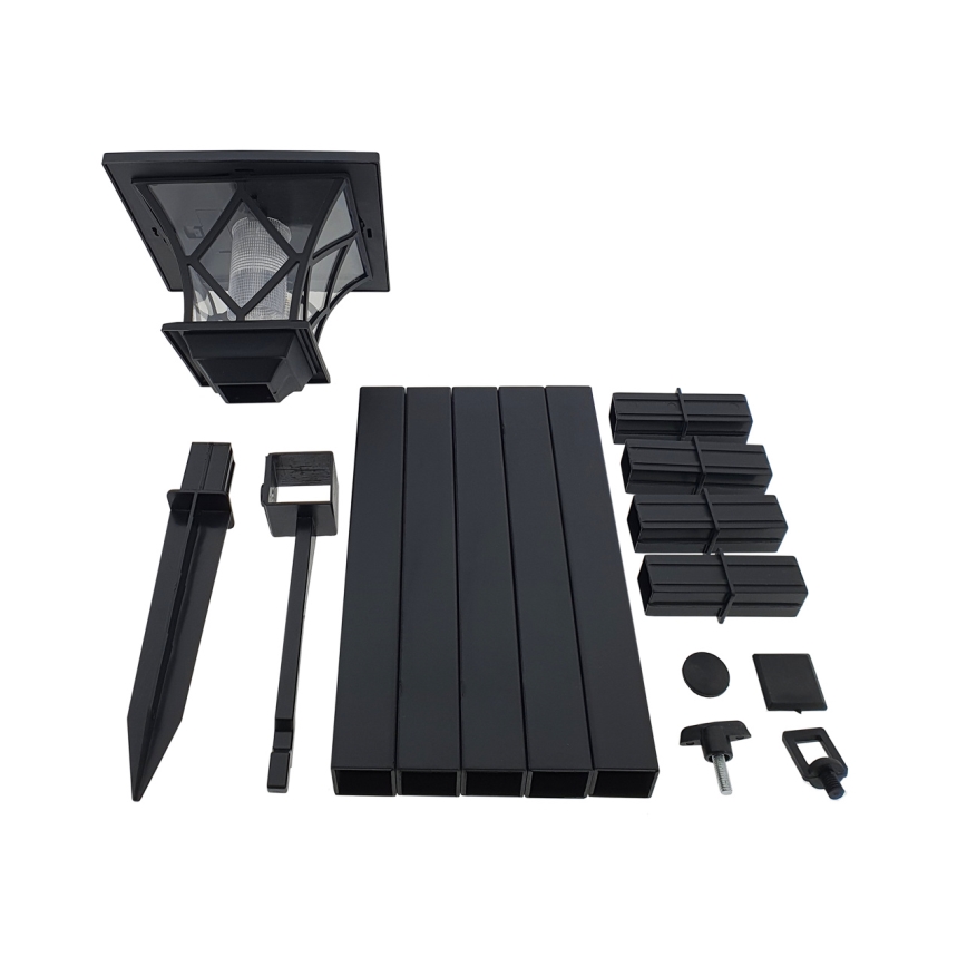 LED Вулична лампа на сонячній батареї 3в1 LED/1,2V IP44 чорний
